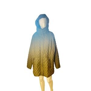 Marc New York by Andrew Marc Quilted Jacket Women’s XL Olive Green Warm Coat